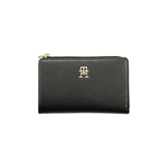 Cartera Tommy Hilfiger de polietileno negra para mujer