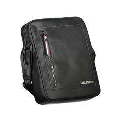 Bolso de hombro de polietileno negro de Tommy Hilfiger