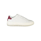 Zapatillas Tommy Hilfiger de piel blanca para mujer