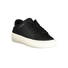 Zapatillas Tommy Hilfiger de piel negra para mujer