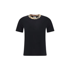 Camiseta de cuello redondo a cuadros de Burberry