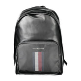 Mochila Tommy Hilfiger de polietileno negra para hombre
