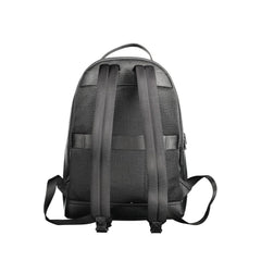 Mochila Tommy Hilfiger de polietileno negra para hombre