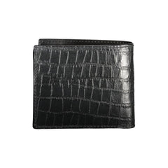 Cartera de cuero negra Tommy Hilfiger