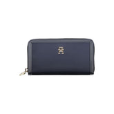 Cartera azul sostenible Tommy Hilfiger Chic con cremallera de seguridad