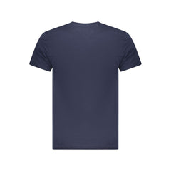 Camiseta azul de algodón Tommy Hilfiger para hombre