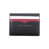 Cartera de cuero azul Tommy Hilfiger para hombre