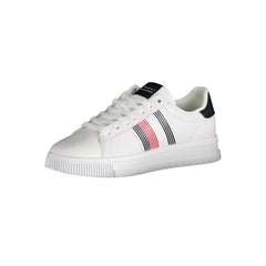 Zapatillas blancas de poliéster de Tommy Hilfiger