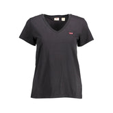 Camiseta de algodón negra para mujer de Levi's