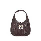 Bolso de hombro Miu Miu Rafia
