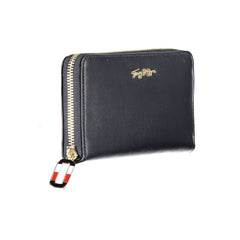 Cartera de mujer de cuero azul Tommy Hilfiger