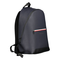 Mochila de poliéster azul Tommy Hilfiger
