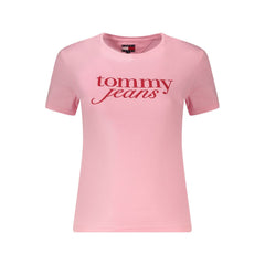 Tops y camisetas de algodón rosa de Tommy Hilfiger