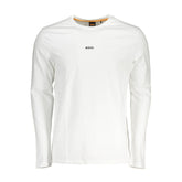 Hugo Boss White Cotton Men TShirt