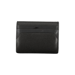 Cartera de cuero negra Tommy Hilfiger