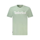 Camiseta de algodón verde Timberland