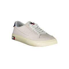 Zapatillas Tommy Hilfiger de cuero blanco para hombre