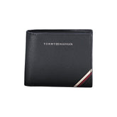 Cartera de cuero azul Tommy Hilfiger para hombre