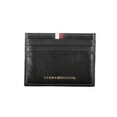 Cartera de cuero negra para hombre de Tommy Hilfiger