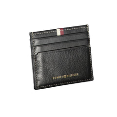 Cartera de cuero negra para hombre de Tommy Hilfiger
