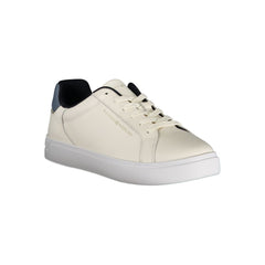 Zapatillas Tommy Hilfiger de piel beige para mujer