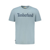Camiseta Timberland de algodón orgánico azul claro para hombre