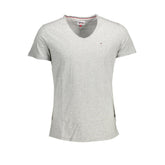 Camiseta de algodón marrón Tommy Hilfiger para hombre
