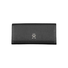 Cartera Tommy Hilfiger de polietileno negra para mujer
