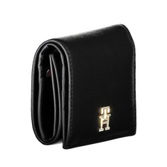 Cartera Tommy Hilfiger de polietileno negra para mujer