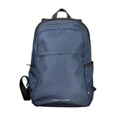 Mochila de poliéster azul Tommy Hilfiger