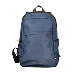 Mochila de poliéster azul Tommy Hilfiger