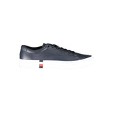 Zapatillas Tommy Hilfiger de cuero azul para hombre