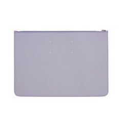 Bolso de mano de piel de becerro morada de Maison Margiela