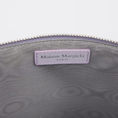 Bolso de mano de piel de becerro morada de Maison Margiela
