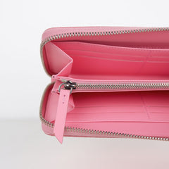 Cartera de piel de becerro rosa de Maison Margiela