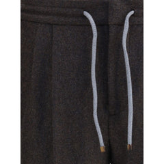 Brunello Cucinelli Pantalones de lana virgen