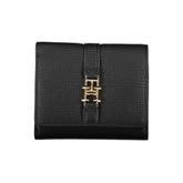 Cartera Tommy Hilfiger de polietileno negra para mujer