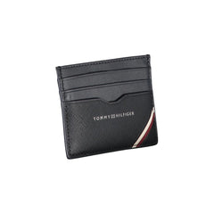 Cartera de cuero azul Tommy Hilfiger para hombre