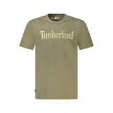 Camiseta de algodón verde Timberland