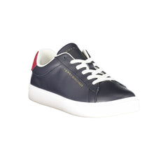 Zapatillas Tommy Hilfiger de piel azul para mujer