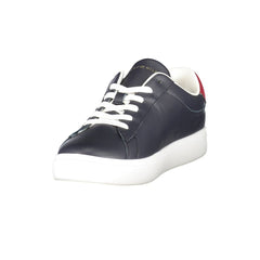 Zapatillas Tommy Hilfiger de piel azul para mujer