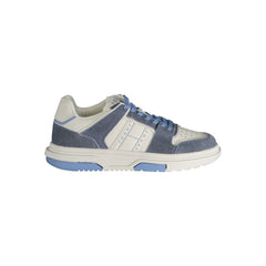 Zapatillas Tommy Hilfiger de piel azul claro para mujer