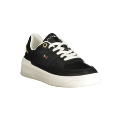 Zapatillas Tommy Hilfiger negras de polietileno para mujer