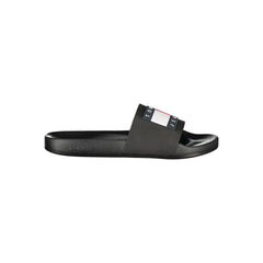 Sandalia Tommy Hilfiger de polietileno negra para hombre