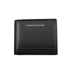 Cartera de cuero negra para hombre de Tommy Hilfiger