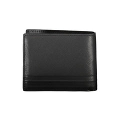 Cartera de cuero negra para hombre de Tommy Hilfiger