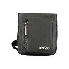 Bolso de hombro de polietileno negro Tommy Hilfiger