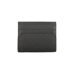 Cartera de cuero negra Tommy Hilfiger