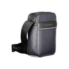 Bolso de hombro de polietileno azul Tommy Hilfiger