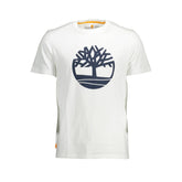 Camiseta Timberland de algodón blanca para hombre